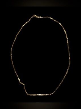 Gold Tone Chain Necklace #9142 💎